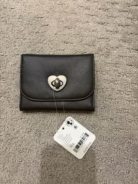 NWT Free People Lock it Up Wallet- Chocolate Espresso